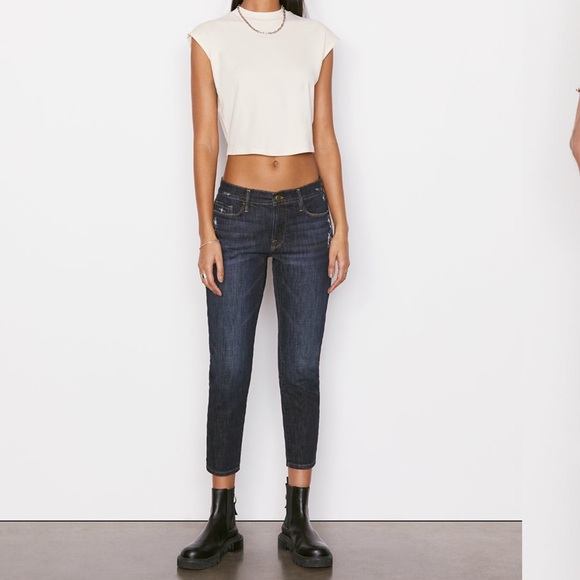 Frame Denim Denim - Frame Le Garcon Crop In Covant Jeans 26